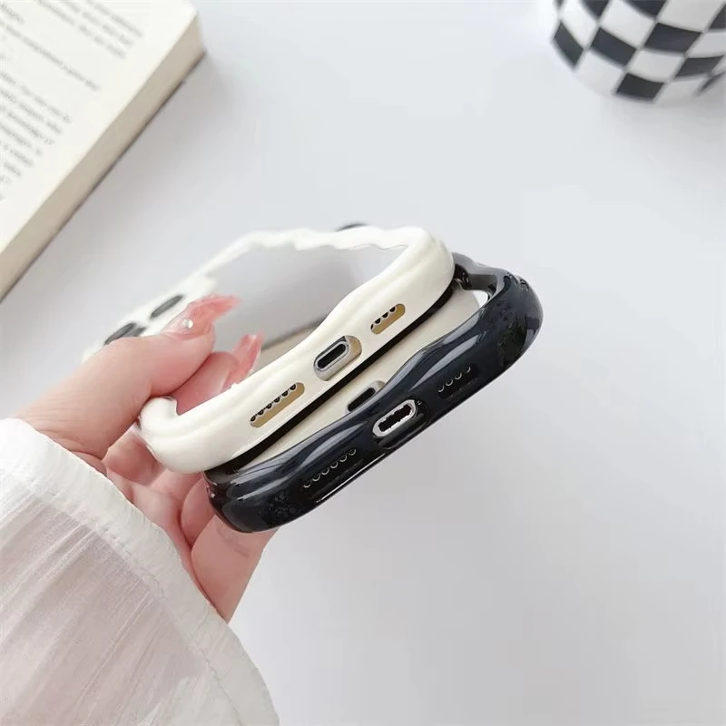 Cute Cat Soft Make-Up Mirror Phone Case