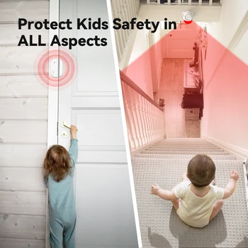 CPVAN Wireless WIFI Infrared Motion Sensor Detector Alarm Tuya Smart Home Alarm security  protection System House Burglar Alarm 6