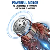 2200W Cordless Electric Air Blower & Suction Leaf Computer Dust Cleaner Collector Power Tools For Makita 18V Battery 2