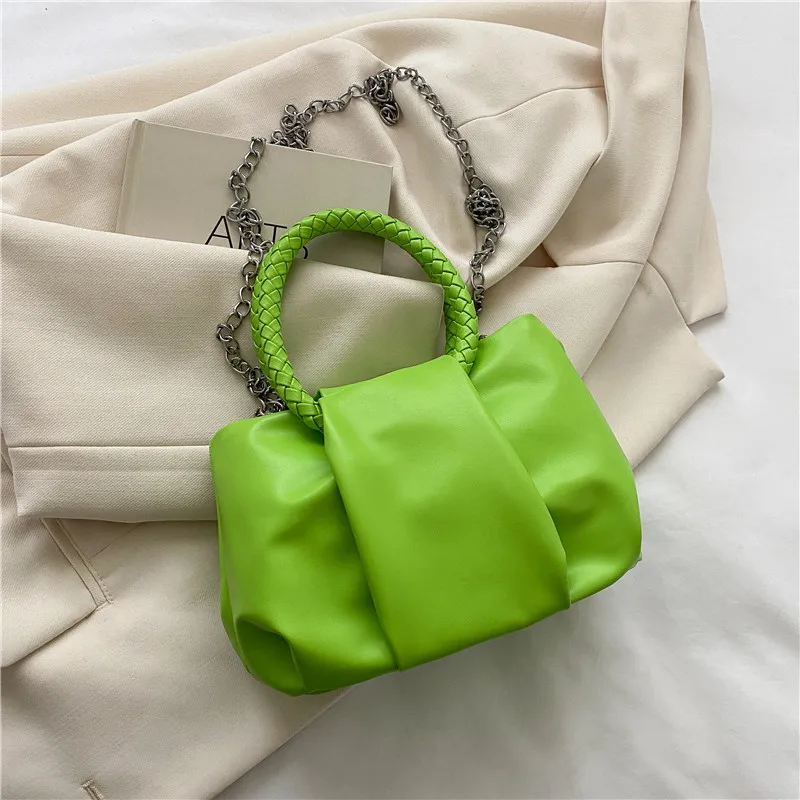 

Новая женская сумка на плечо в Корейском стиле, дизайнерские маленькие сумки на цепочке, сумки через плечо, женские сумки с ручками сверху