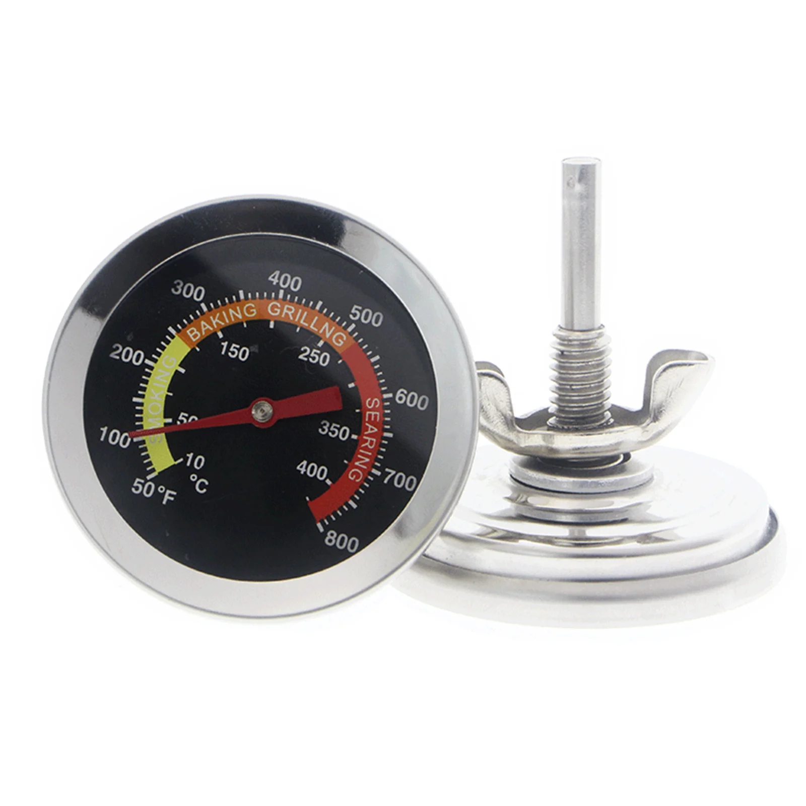 Meat Thermometer Grill Thermometer Barbecue BBQ Charcoal Smoker