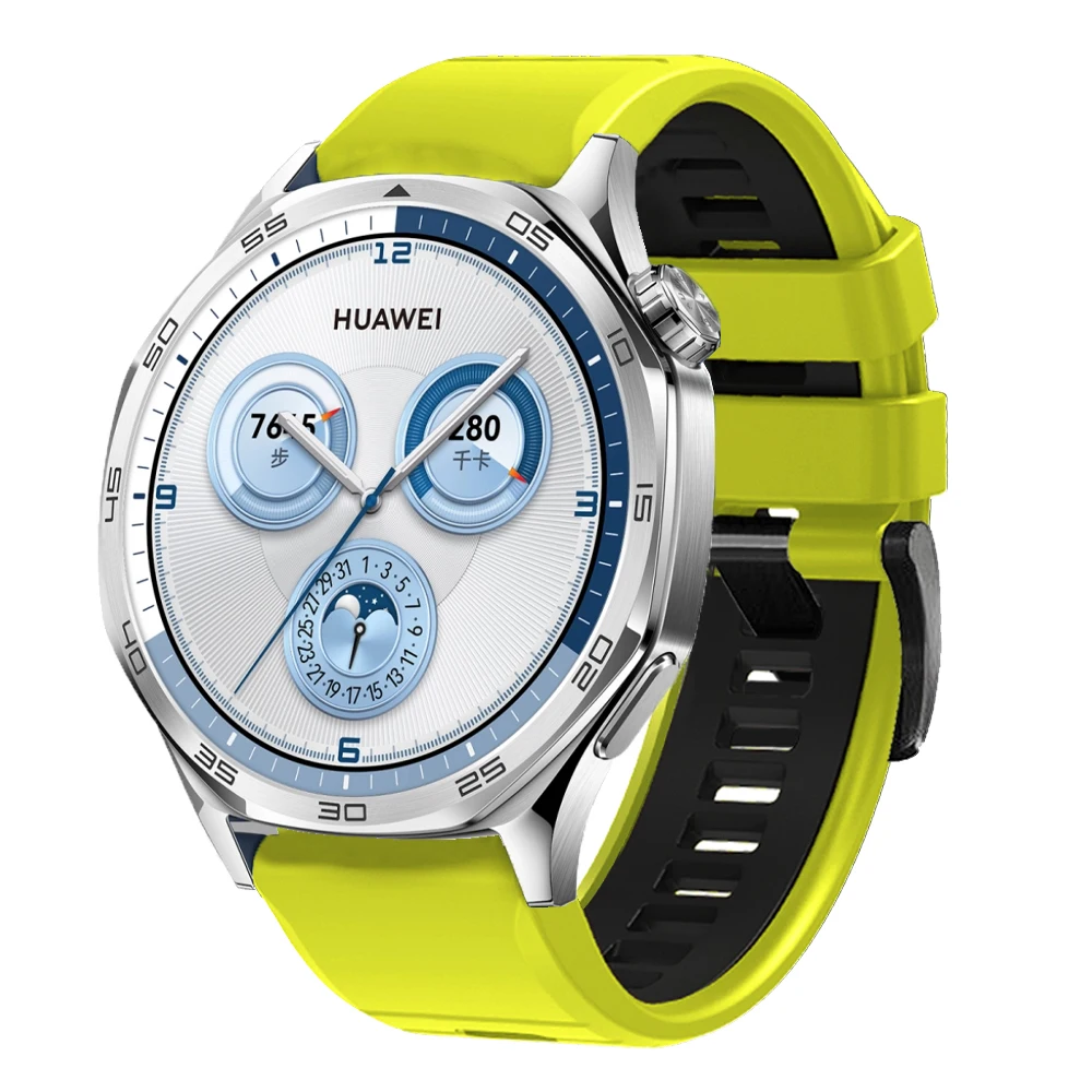 Sports Silicone Bracelet - Pack of 2, Compatible with Multiple Smartwatches