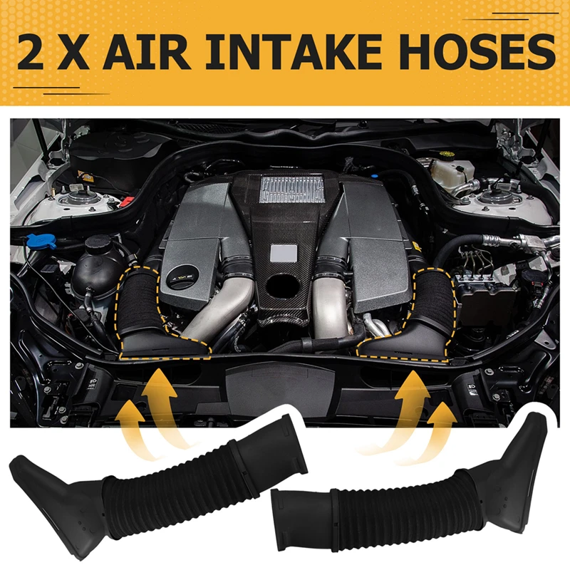 Left/Right Air Intake Hoses for Mercedes-Benz W222 S350 S320 S300 S500 S600 S63 2015 -