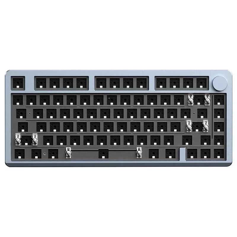 Leobog Hi8 무선 키보드 키트, 블루투스, 화이트, 알루미늄 합금, 80 키, Pbt 3 가지 모드 개스킷, 게이밍 기계식 키 맞춤형