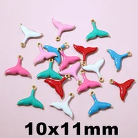 20pcs 17x14mm fleur charmes pendentif émail alliage petite fleur mignonne charmes bijoux bricolage accessoires résultats pour collier boucles d'oreilles 2