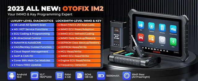 OTOFIX IM1 Programmatore Portachiavi Professionale Con XP1 - Diagnostica Auto Completa E Funzioni IMMO - Foto 11