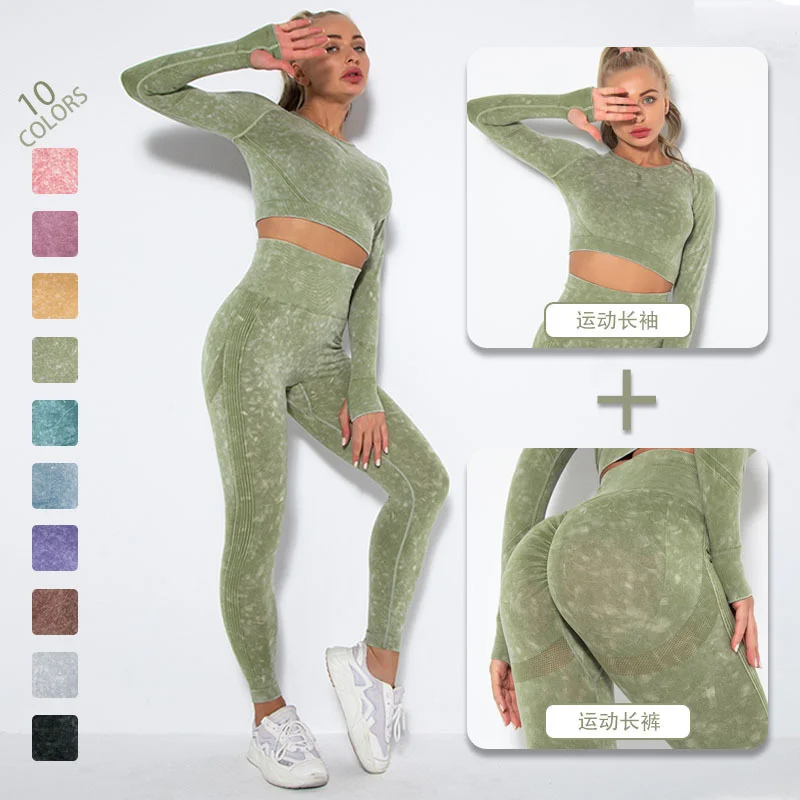 

Yoga Sport Sets Fitness Sportwear Women 2 pieces Set Women's Tracksuit Sport Bra High Waist Leggings GYM Shorts Workout Clothes