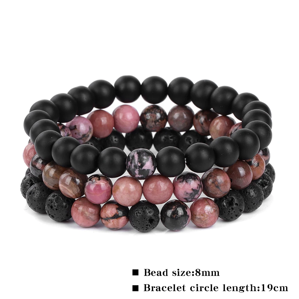 Stone Energy Bead Bracelets (8mm)