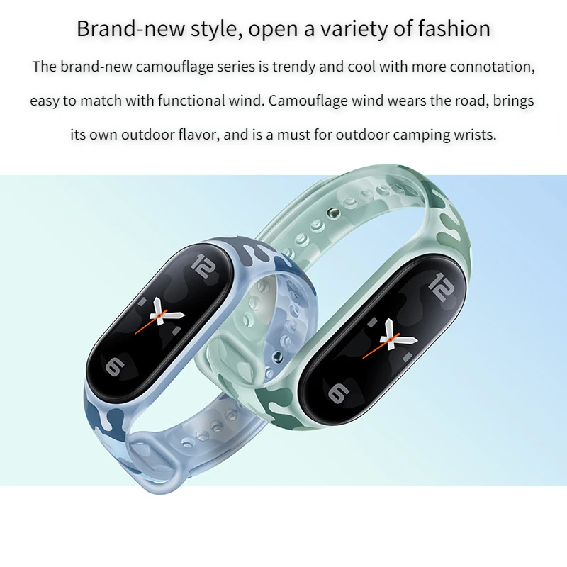 100-Original-Xiaomi-Mi-Band-7-Strap-New-Fluorescent-Silicone-Official-Camoufla-Wristband-Bracelet-for-Mi.jpg 100% Eredeti Xiaomi Mi Band 7 Szíj Új Fluoreszkáló Szilikon Hivatalos Camoufla Karkötő 7/6/2005 Óráspántokhoz - Image 3