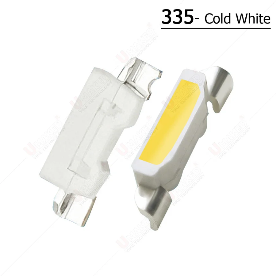 Aexit 100pcs Blanc 4000K SMD (montage Puce DC 3-3.4V 60mA) Super