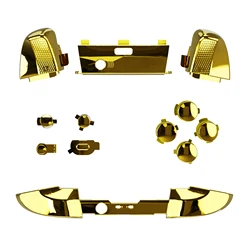 Enhanced Replacement Button Set for X - box One Elite Controller (Chrome Gold)