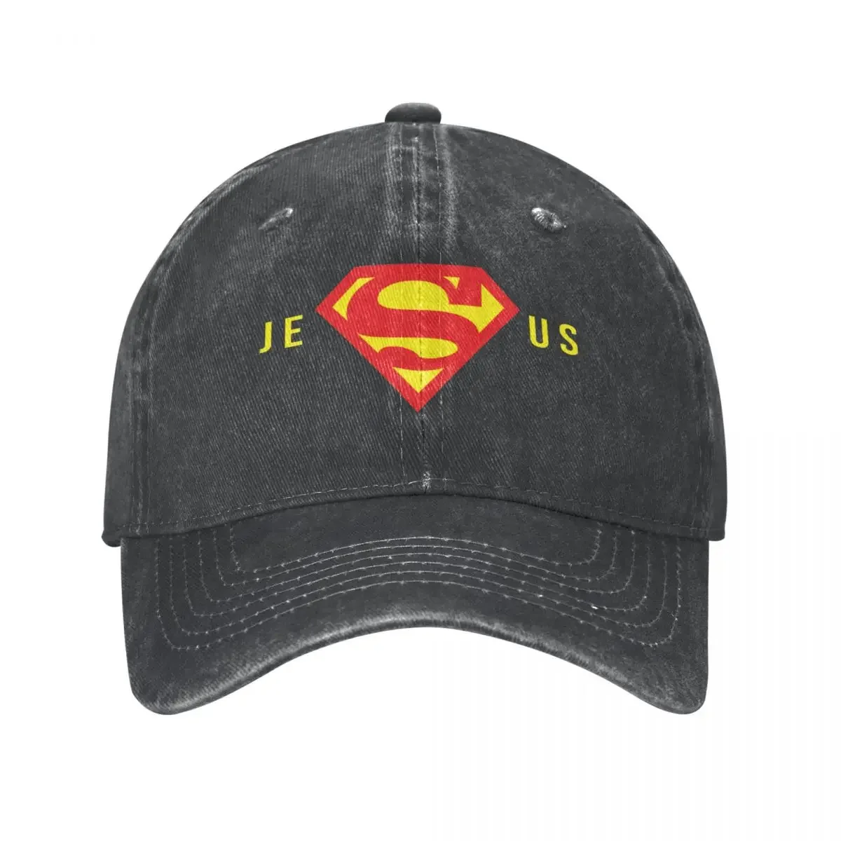 

2023 New Super Jesus Washed Baseball Cap Hat Men Women Christian God Cap Spring Autumn Vintage Casquette Gorras