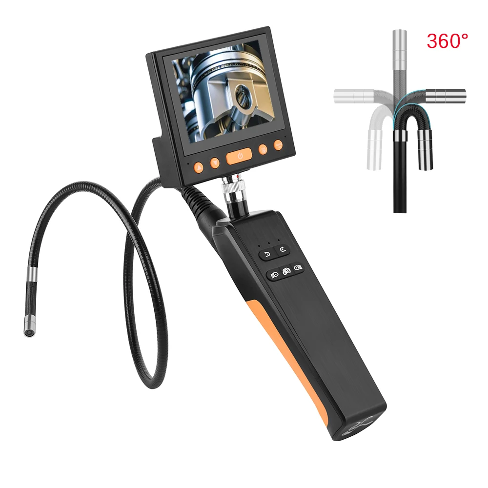 ArticulatingBorescopeVideoEndoscopeInspectionCamera35inIPSwithTwoWayArticulation