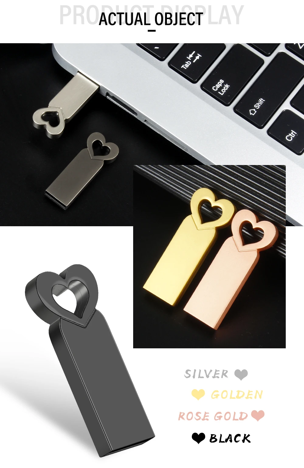 50PCS Free Custom LOGO USB Flash Drive 4GB 8GB 2.0 High Speed Pen Drive 16GB 32GB 64GB 128GB Pendrive metal usb sticks with key
