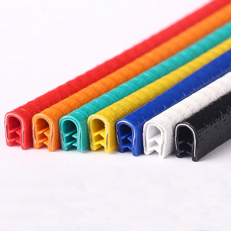 Stainless Steel Car Door Window Protector Rubber Car Door Window