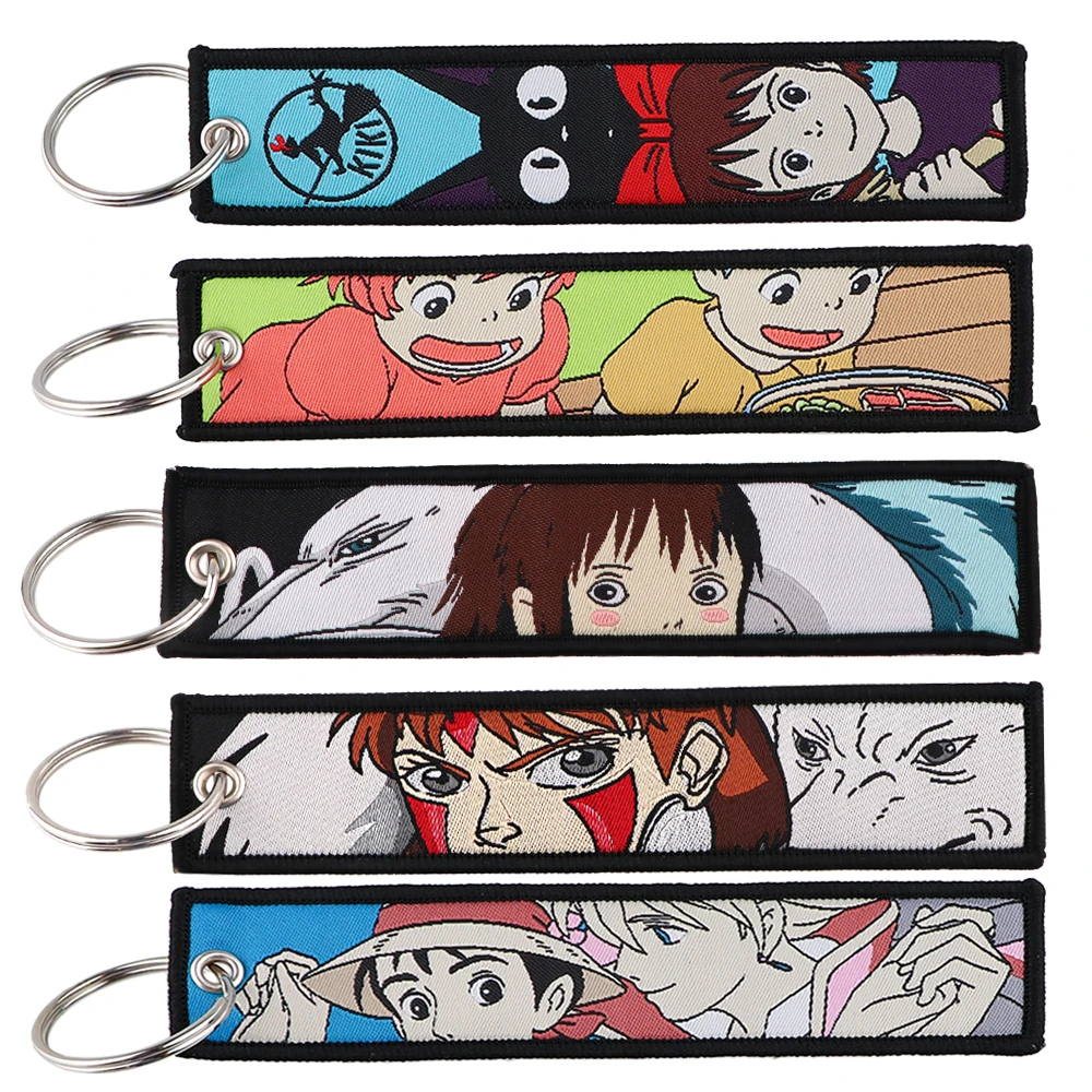 Japanese Anime Girl Key Chain Backpack Accessories Key Fobs Holder