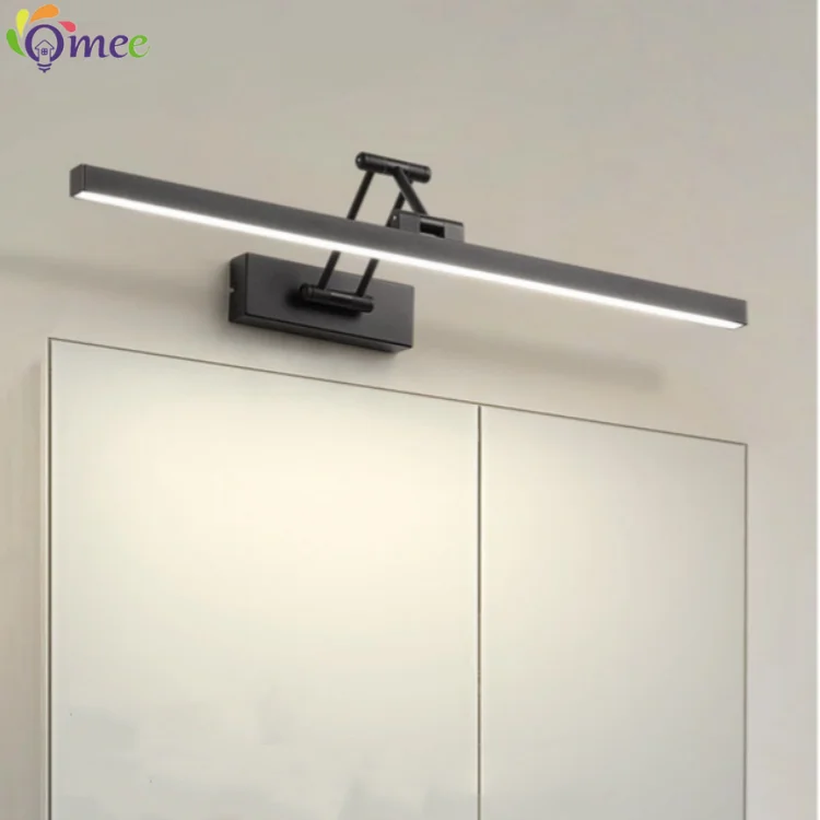 SpectruLed Bathroom Wall Lamp Aluminum Mirror Lamp Black White Vanity lamps For Home Modern Indoor Wall Sconces Lighting Fixture