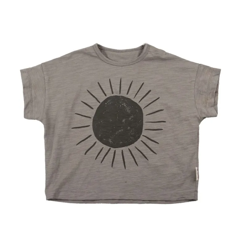 Toddler T-shirts Casual Sports Shirt Babies Boys Printing Short-sleeved Tops Loose New Cotton Soft Costume For Girls Kids Cotton T Shirt Girls Tee Shirt Girls T Shirt T Shirt Kids T Shirt