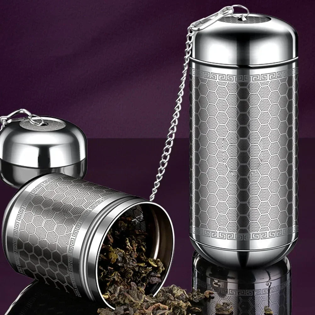 316 Stainless Steel Tea Infuser Tea Filter Spice Tea Ball Strainer Herbal Filter Kitchen Teaware Accessories Kitchen Gadgets