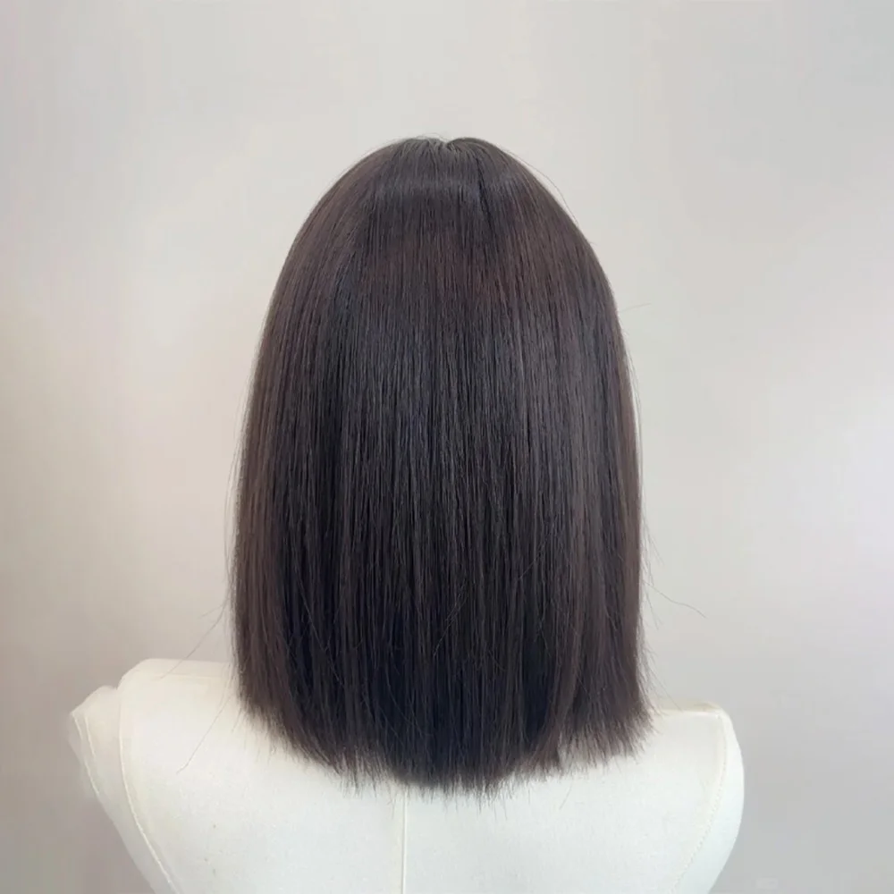 Synthetic Black Yellow Hair Wig for Women Bob Style