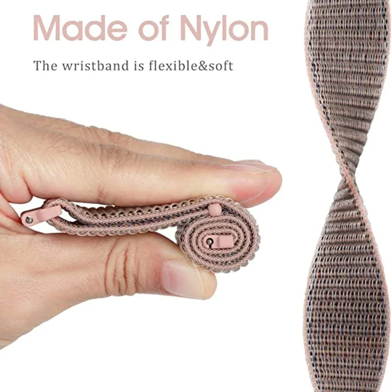 Nylon Adjustable Sports Loop Wristband