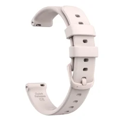 Silicone Sport Band in Lilac and White with Purple Accents - Garmin Lily2 (Pink)