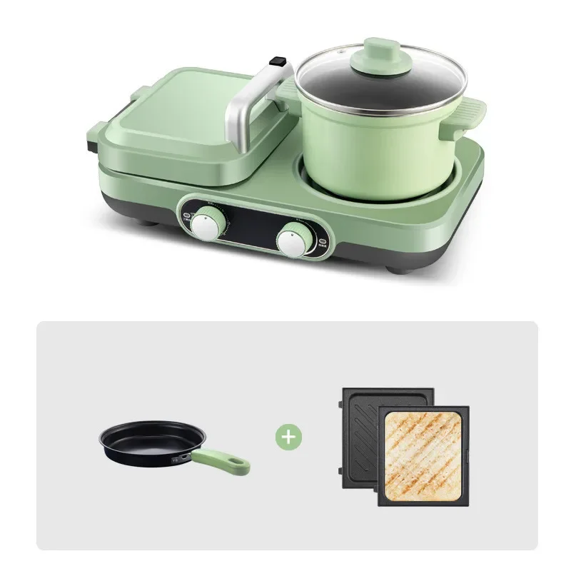 New Product Multipurpose Breakfast Machine 4 In 1 Multi Function Multishape Griddle Pan Breakfast Maker 4