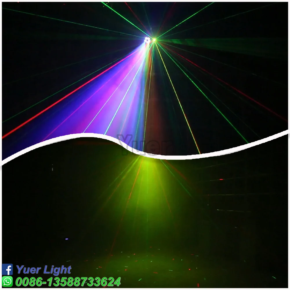 YUER MINI Party Light Beam Laser 2IN1 Effect Light Pattern Strobe  Decorative Light DJ Disco Stage Wedding Indoor Music Party - AliExpress, image size:1000x1000