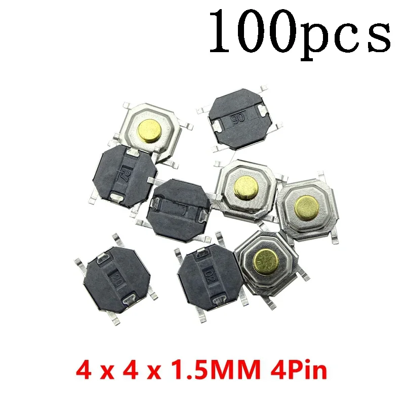 현대, 닛산, 혼다, 폭스 바겐, 도요타, 기아, 푸조 용 100pcs 자동차 원격 제어 키 터치 스위치 버튼 터치 키 구성 요소 패키지