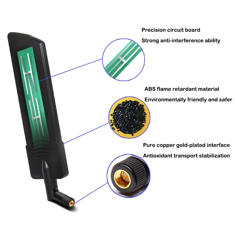 5G WiFi Router Antenna 40dBi Booster Indoor 4G 3G 2G GSM Mobile Network Signal Amplifier Full-band Omni Antenna TS9 SMA RP-SMA antenna signal booster wifi antenna 4g antenna
