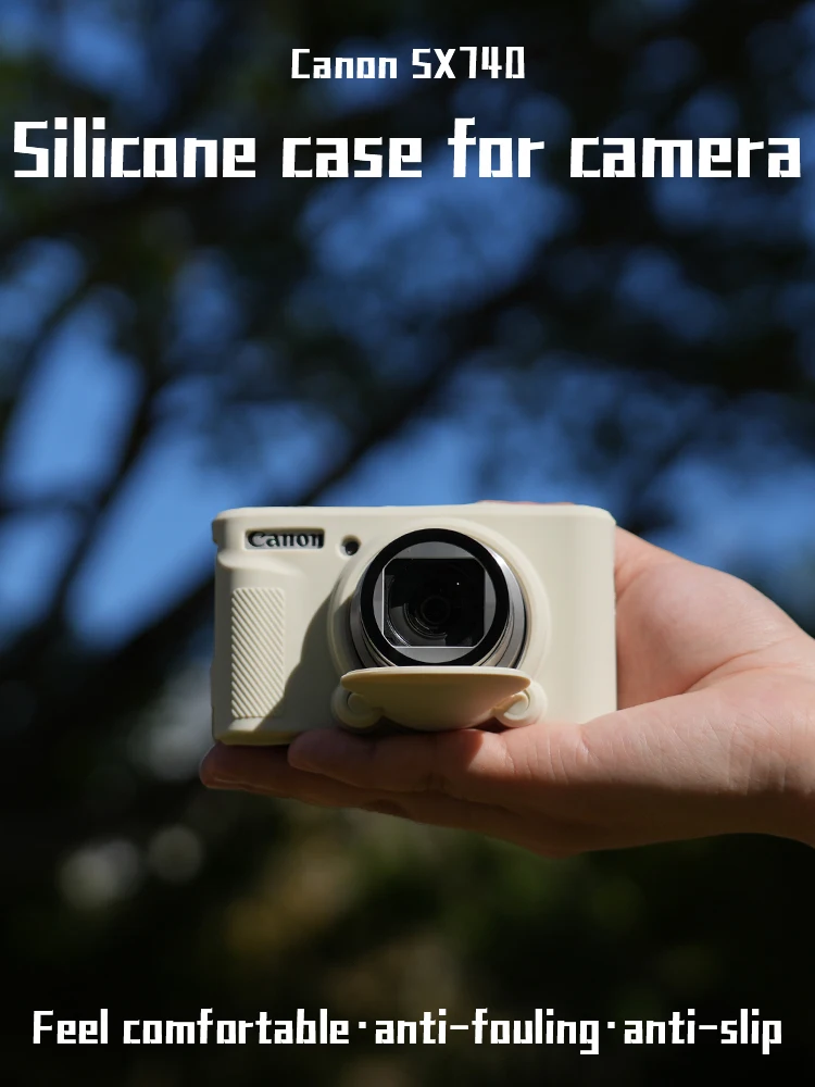 Adatto Per Custodia In Silicone Canon Sx740/730, Custodia Protettiva Per Fotocamera Singola Anti-Goccia Sx740/730 Micro, Borsa Per Fotocamera Antipolv
