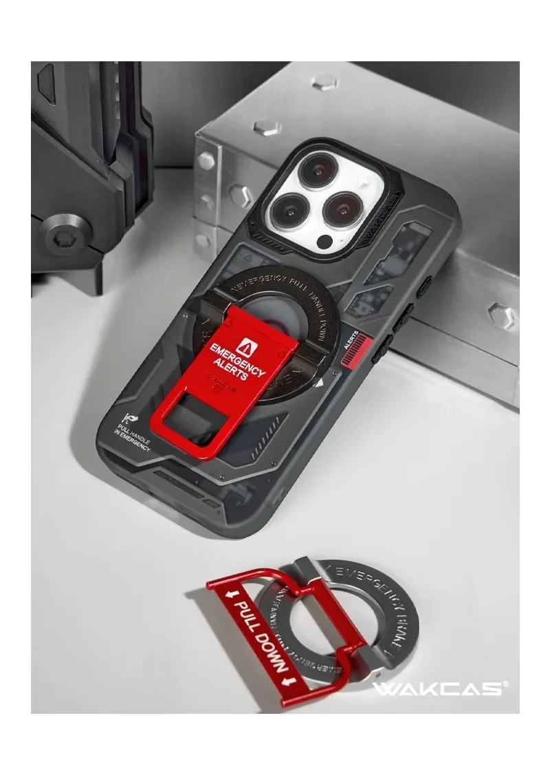 Wakcas Black Emergency Panel iPhone Case