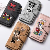 Mickey Minnie Wallet Women Wallets Card Wallet Coin Wallet Womens Bags for Women Purse ID Wallets Female Coin Purse Girls Gift