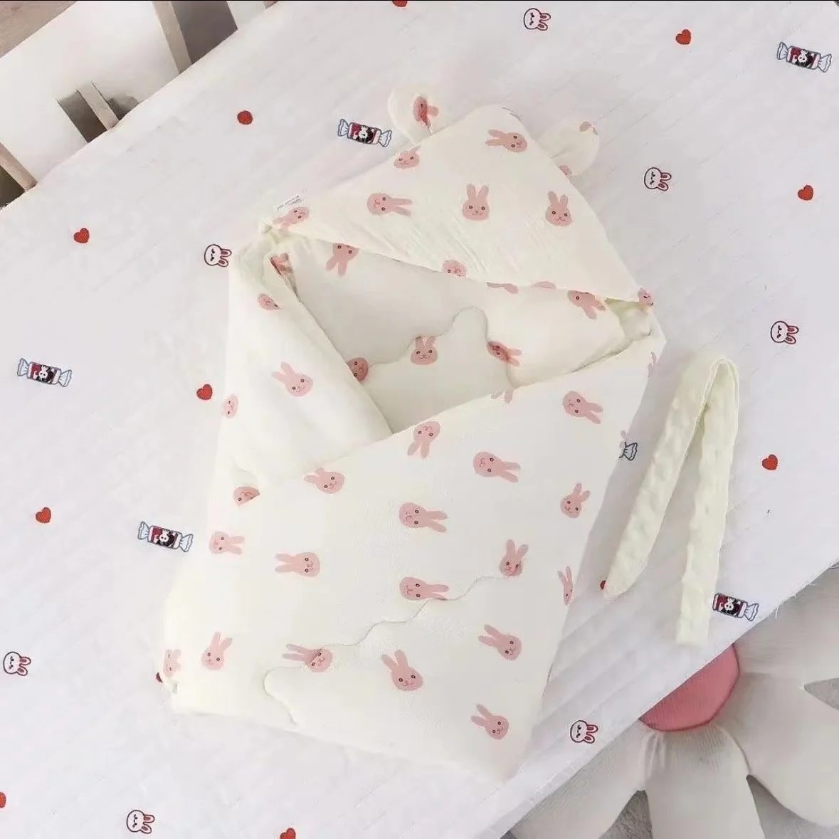 Baby Autumn and Winter Cotton Swaddling Blanket