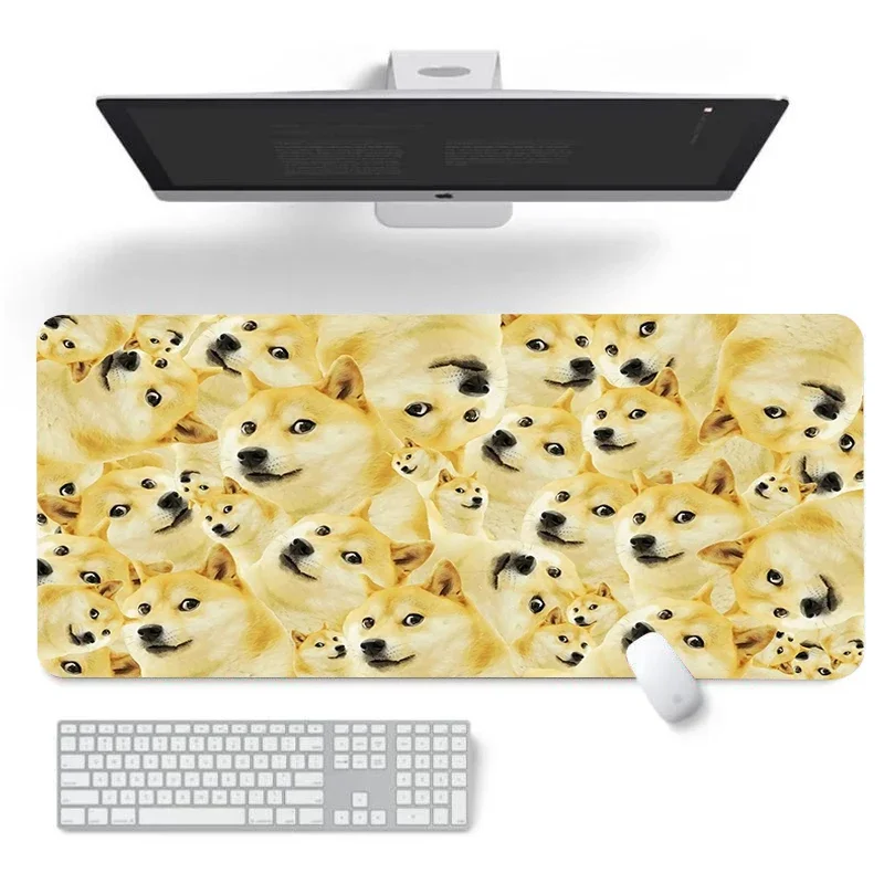 

Computer Mouse Pad Anime Shiba Inu Deskpad Mousepad Xxl Deskmat Pc Gamer Accessories Desk Mat Playmat Keyboard Gaming Mats Pads