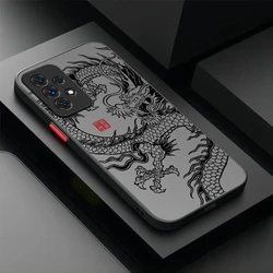 Elegant Chinese Dragon Design Protective Phone Case - Galaxy A33 5G (1)