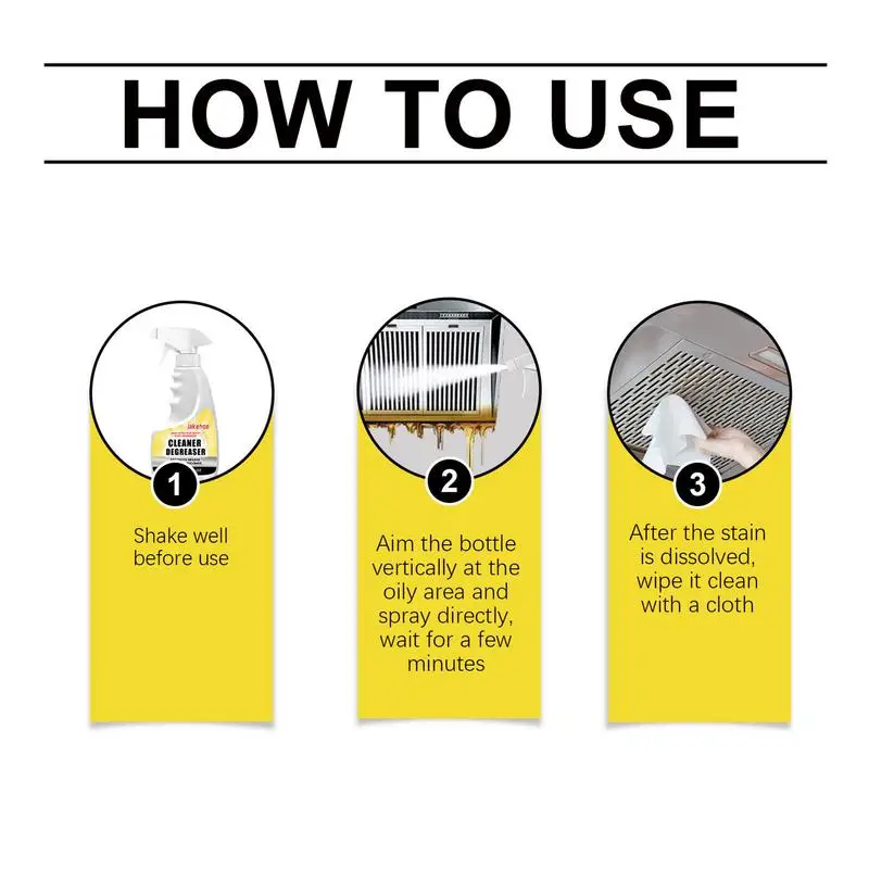 Stove Top Cleaner Multi-Functional Oil Stains Spray Safe Oil Remover Gentle Degreaser For Pots Stoves Pans Floors Sinks And Taps