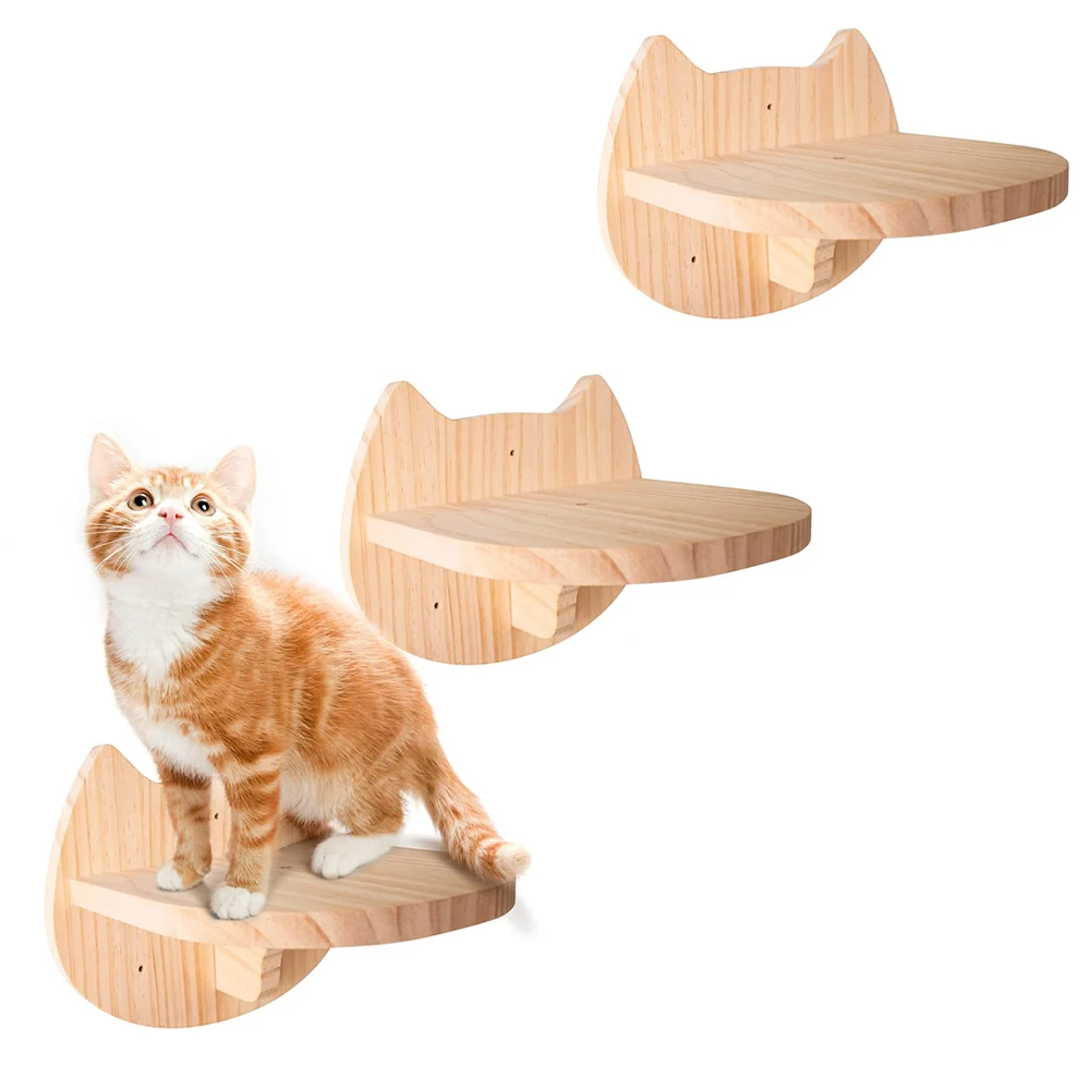 Title 6, Wall Mounted Cat Climbing Shelf Hammock Stairwa...