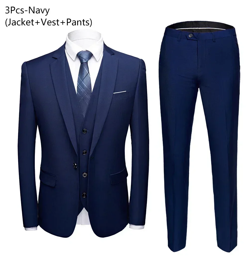 Navy 3-piece suit