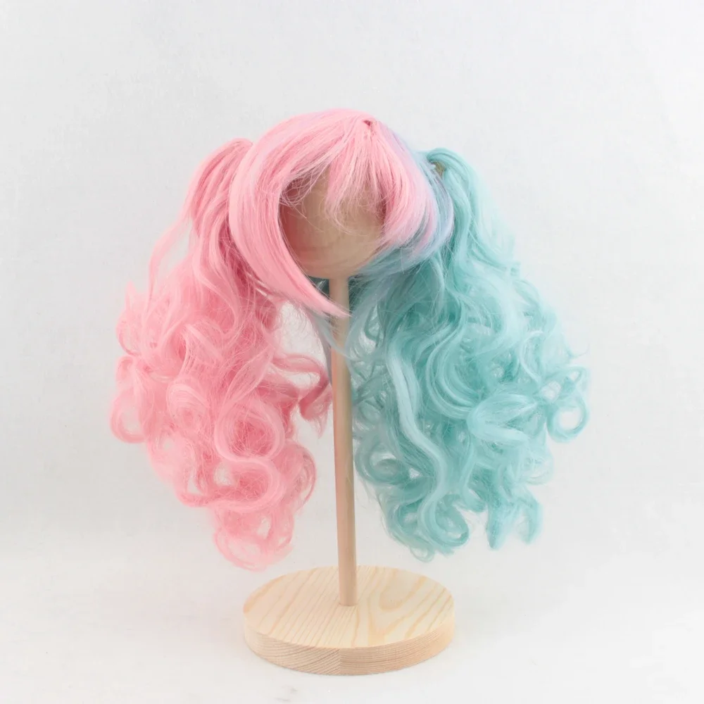 1/6 BJD/SD 12 Inche Doll Wig 16.5-17.5CM Head Circumference High Temperature Fiber Short Wig With Ponytail Doll's Accessories htd 8m synchronous belt has a circumference of 1728mm 1976mmmm width of 15 20 25 30 40 50mm high torque rubber synchronous belt