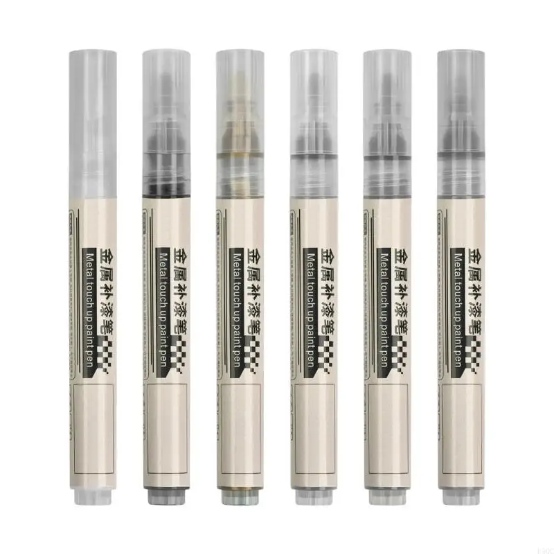 Acrylic Paint Pen Permanent Marker Pen for Metal Waterproof Metallic Color Acrylic Waterproof Permanent Marker D5QC