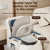 Comfortable Backrest Shower Cabin Chair Home Disabled Toilet Seats Portable Indoor Pregnant Toilet Chair for Elderly Commode 3