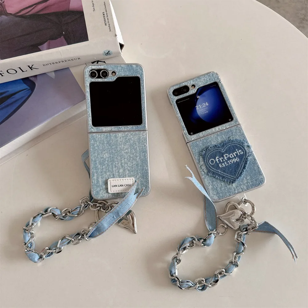Wrist Strap Cowboy Leather Shockproof Protective Phone Case