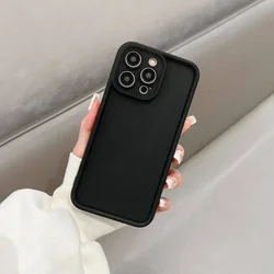 Luxury Candy Color Simple Cellphone Case Cover for New 5i (Black)