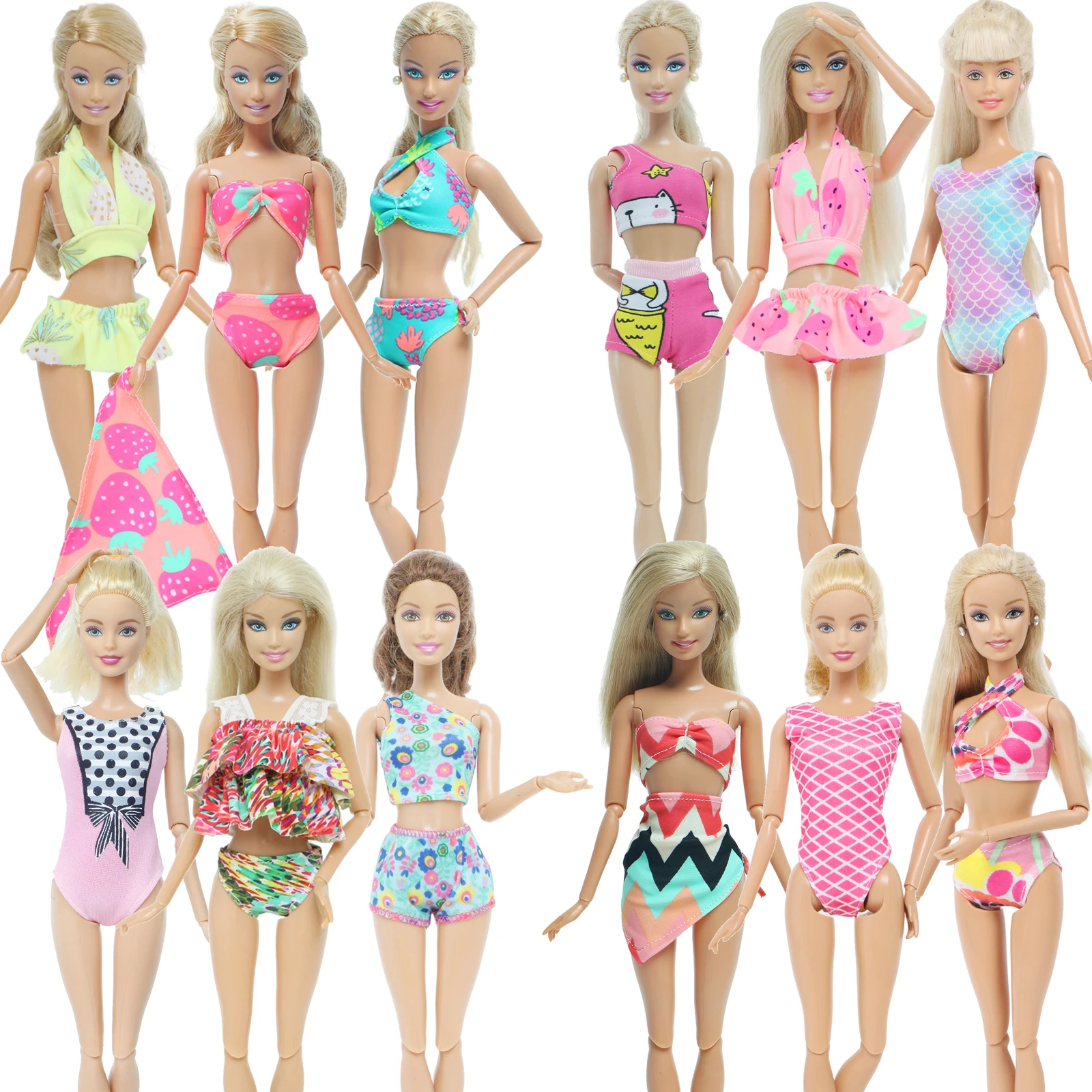 Barbie Doll Clothes Doll Clothes Doll Clothes Accessories Doll Accessories 3 Set