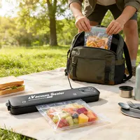 Scelleuse sous vide automatique pour aliments avec système de scellage puissant - Aide culinaire portable pour la conservation et le stockage des aliments 4