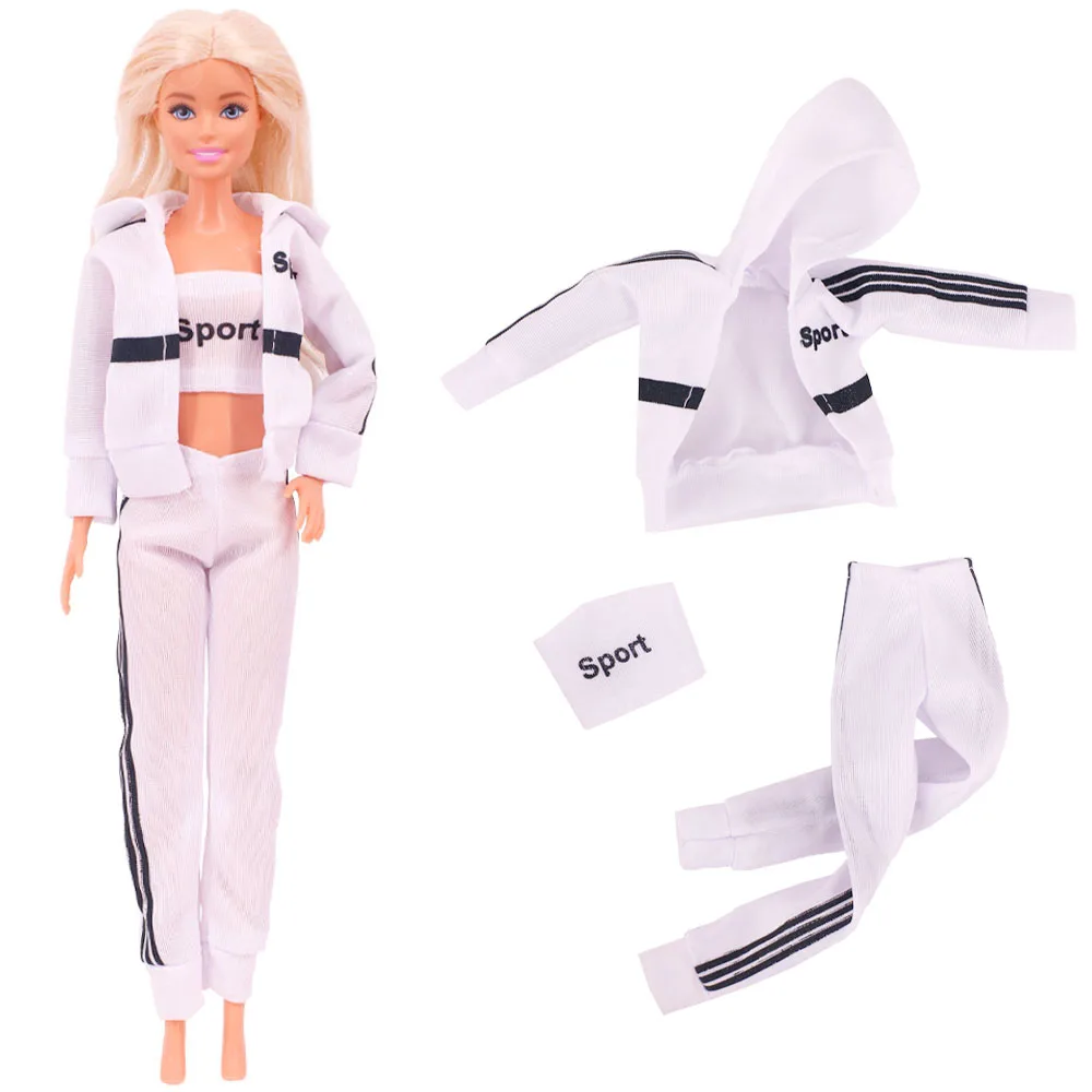 Daily Sportswear Doll Dress For 11.8 Inch Barbie Clothes Accesories BJD Blyth 1/6 Dollhouse Miniature Items Girls Toys