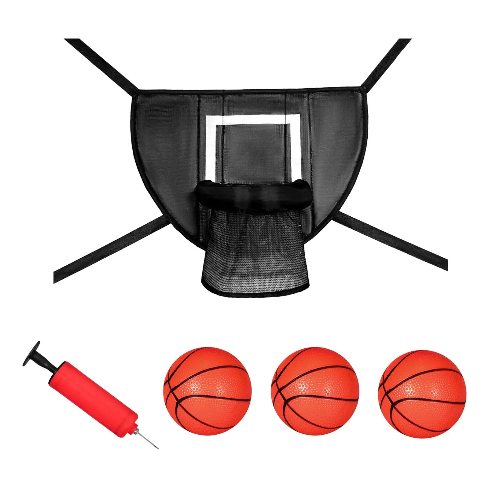 Mini Basketball Hoop for Trampoline with Enclosure Boys Girls with Basketball Mini Basketball Hoop for Trampoline with Enclosure Boys Girls with Basketball