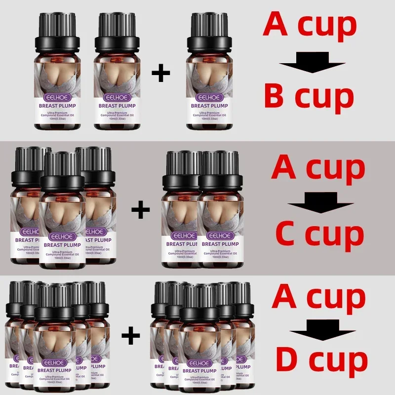 Breast Enlargement Oil 100% Natural Breast Enlargement Essential Oil for Chest Lift Buttock Plump