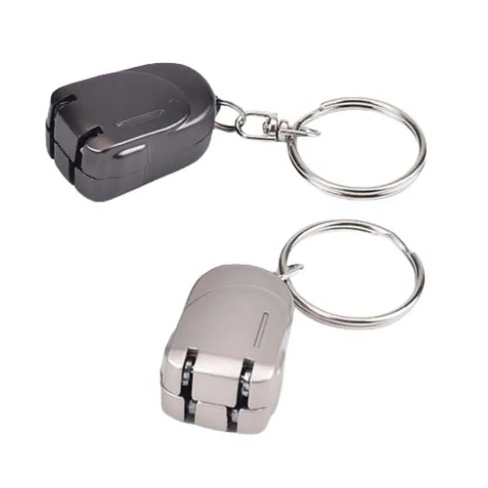 Stainless Steel Mini Nail Clipper Keychain Bag Pendant Car Key Decor Mini Nail File Manicure Foldable Fingernail Clipper Travel